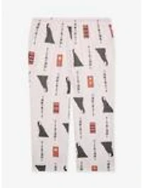 Studio Ghibli® Spirited Away No-Face & Bath Tokens Allover Print Plush Sleep Pants - BoxLunch Exclusive