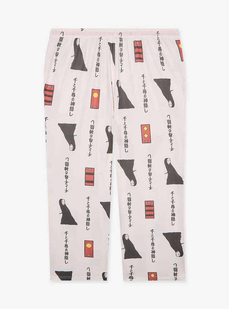 Studio Ghibli® Spirited Away No-Face & Bath Tokens Allover Print Plush Sleep Pants - BoxLunch Exclusive