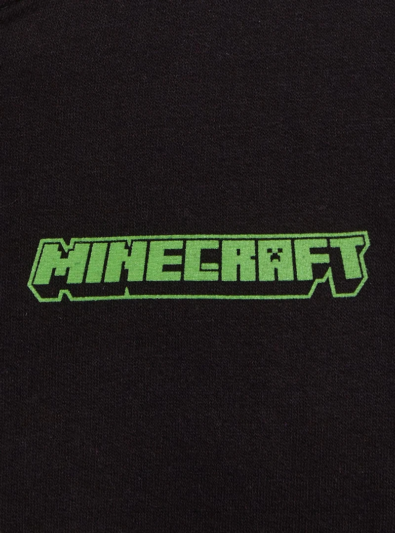 Minecraft Neon Portrait Youth Zip Hoodie — BoxLunch Exclusive