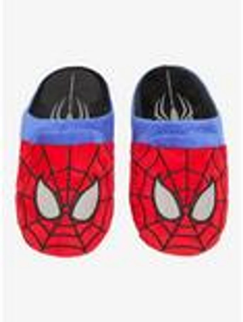 Marvel Spider-Man Mask Men's Dorm Slippers — BoxLunch Exclusive