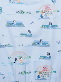 Bluey Chilli & Rainy Day Allover Print Reversible Toddler Windbreaker - BoxLunch Exclusive