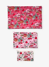 Strawberry Shortcake Allover Print Travel Pouch Set - BoxLunch Exclusive
