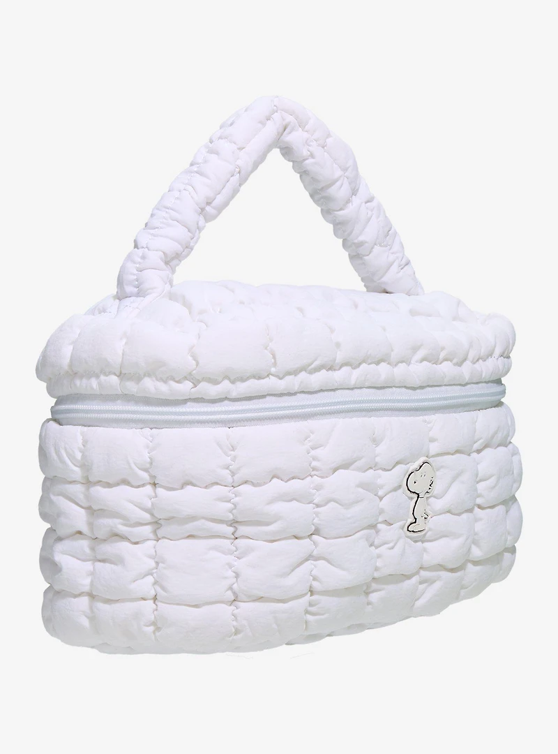 Peanuts Snoopy Puffer Quilt Cosmetic Bag - BoxLunch Exclusive