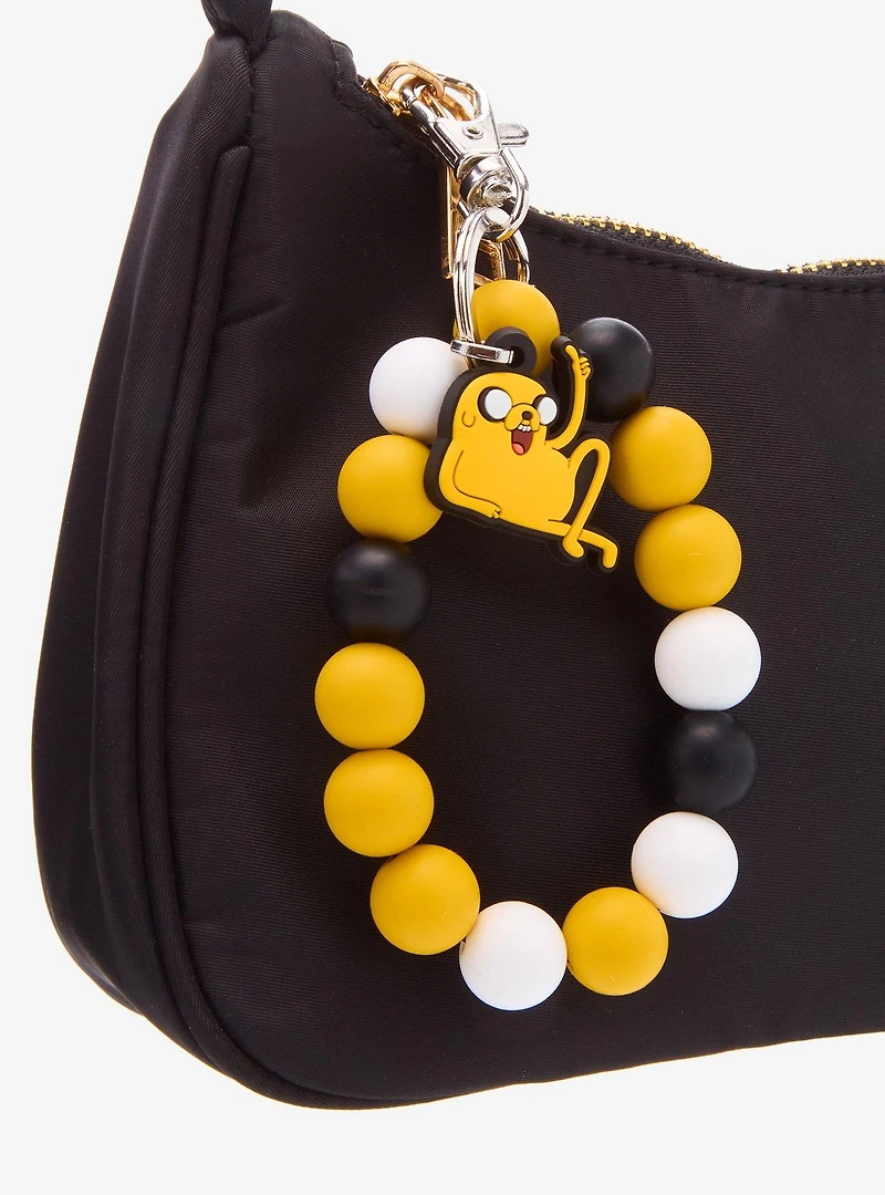 Adventure Time Jake Beaded Charm Wristlet Keychain