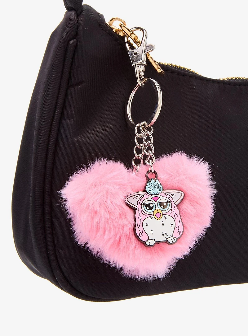 Furby Pom Pom Charm Keychain