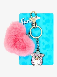 Furby Pom Pom Charm Keychain