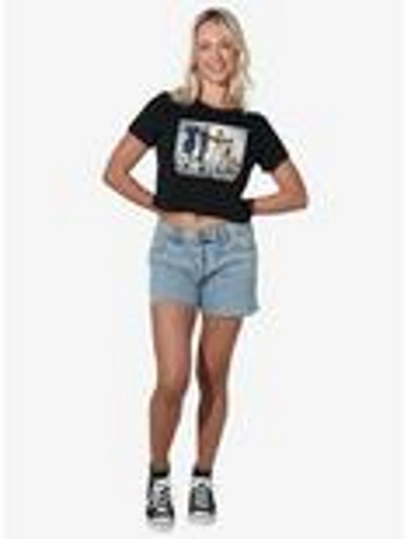 Cowboy Bebop Crew Line Up Women's Crop Top T-Shirt