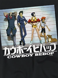 Cowboy Bebop Crew Line Up Women's Crop Top T-Shirt