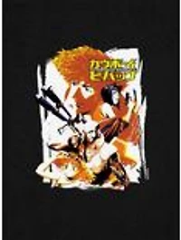 Cowboy Bebop Crew Bounty Hunting Cap Sleeve Baby Rib Women's Crop Top