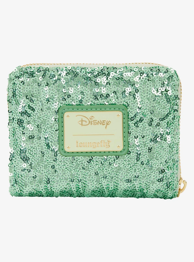 Loungefly Disney Peter Pan Tinker Bell Holiday Sequin Wallet