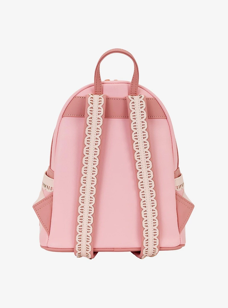 Loungefly Disney Princess Silhouettes Floral Lace Mini Backpack