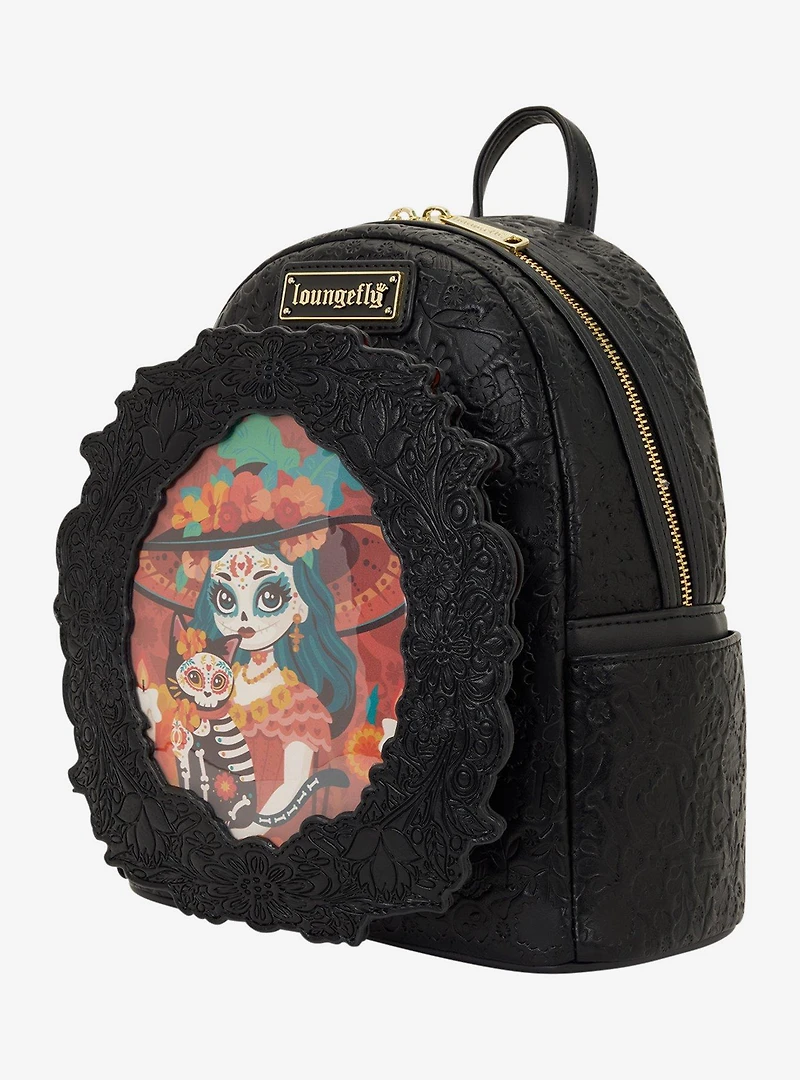 Loungefly Día de los Muertos La Catrina Photo Insert Mini Backpack