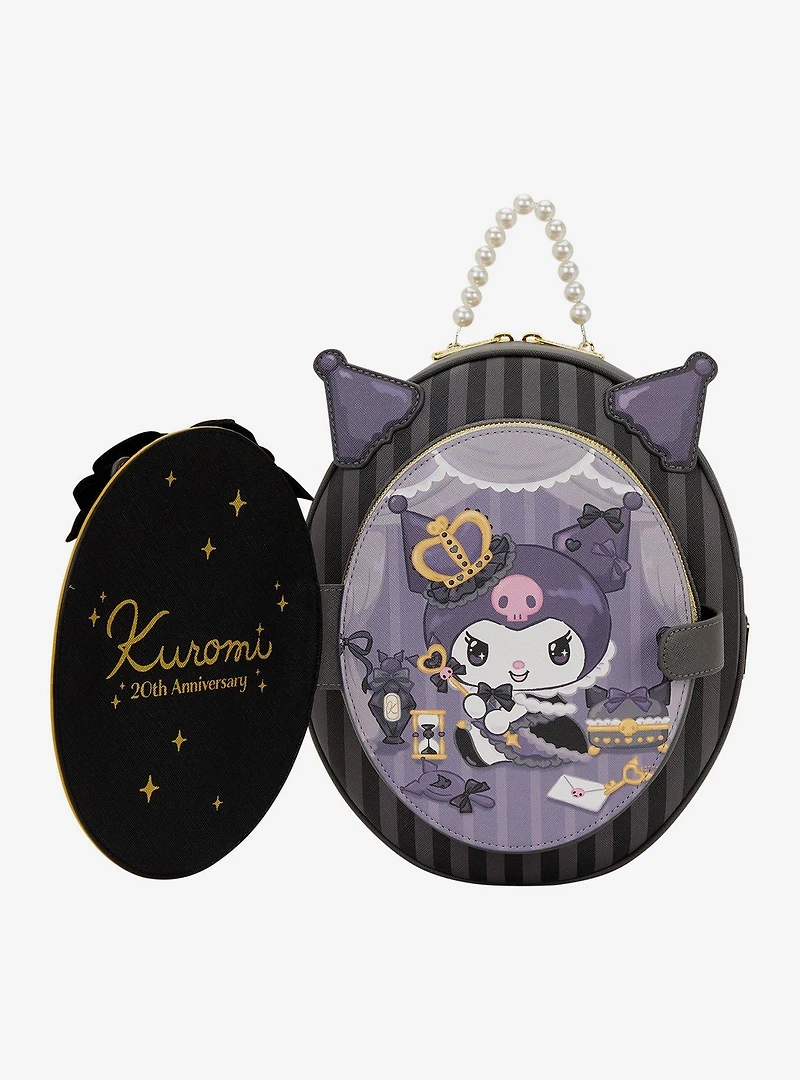 Loungefly Sanrio Kuromi 20th Anniversary Cameo Mini Backpack