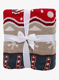 Disney The Nightmare Before Christmas Holiday Patterned Knit Throw - BoxLunch Exclusive
