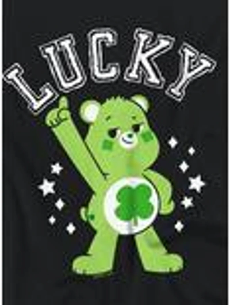 Care Bears Good Luck Bear Lucky Women's Crop Top Black