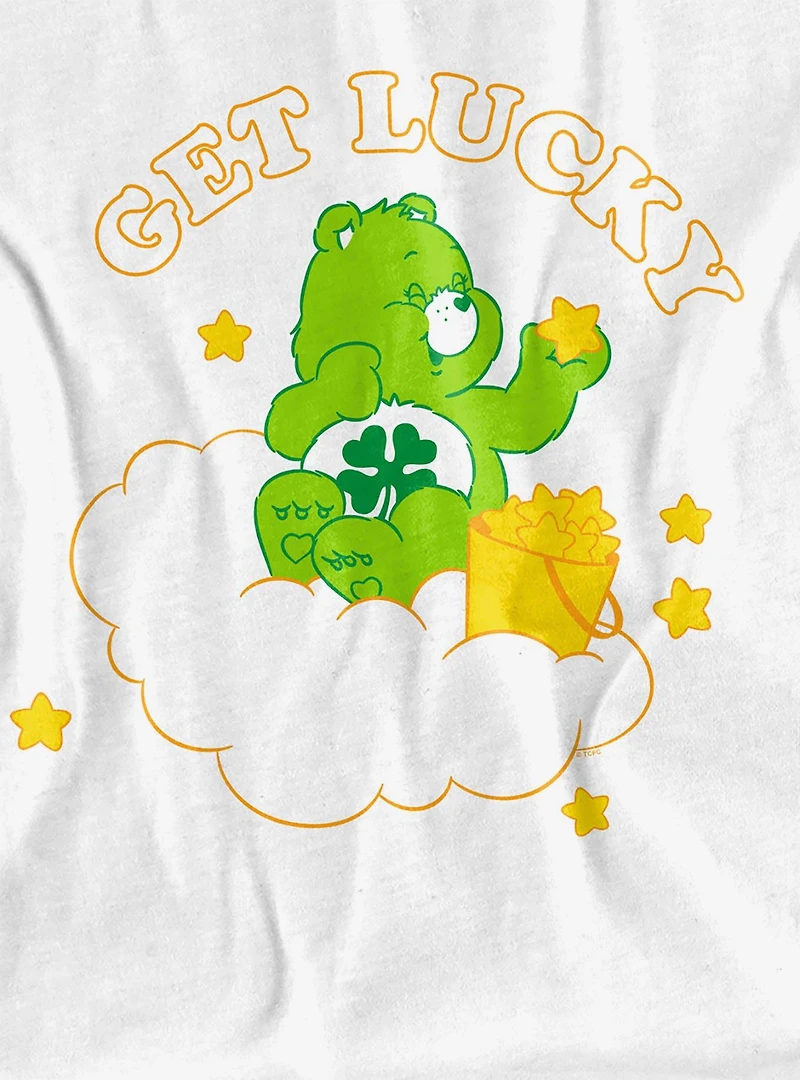 Care Bears Get Lucky Women's Crop Top White