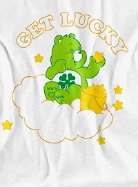 Care Bears Get Lucky Women's Crop Top White