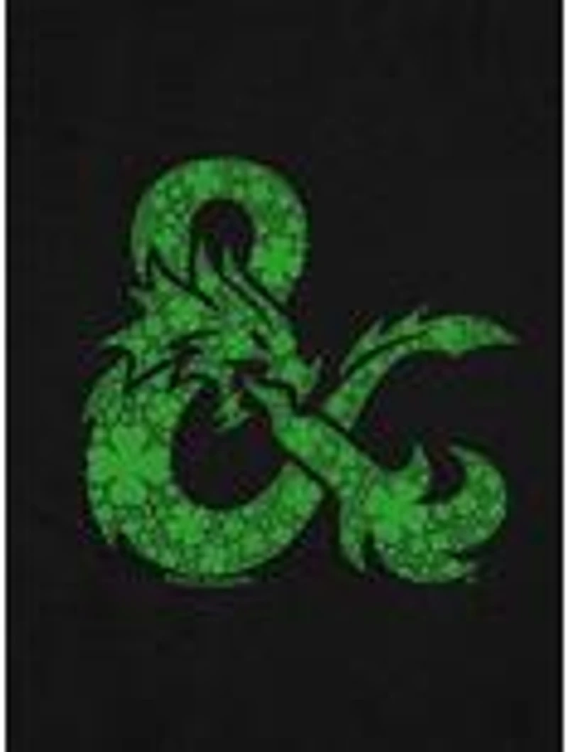 Dungeons & Dragons Shamrock Logo Cap Sleeve Baby Rib Women's Crop Top
