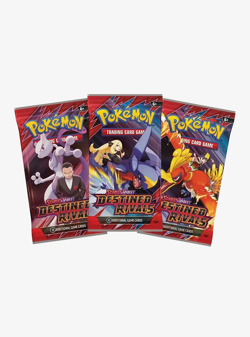 Pokémon Trading Card Game: Scarlet & Violet— Destined Rivals Three-Booster Blister Zebstrika