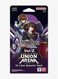 Code Geass Lelouch of the Rebellion Union Arena Trading Card Game Volume 2 Booster Pack