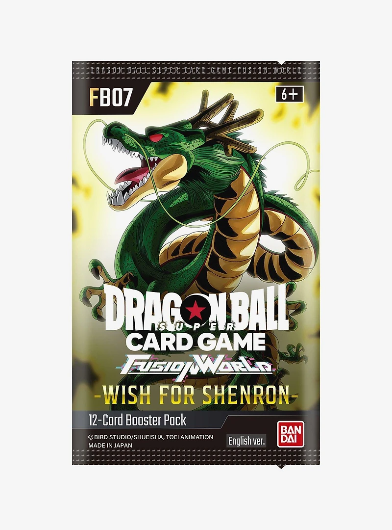 Dragon Ball Super Card Game Fusion World Wish For Shenron Booster Pack