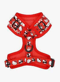 Sassy Woof Sanrio Hello Kitty Gingham Large Dog Harness