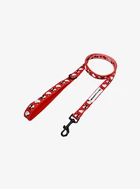 Sassy Woof Sanrio Hello Kitty Gingham Icons Allover Print Reversible Dog Leash