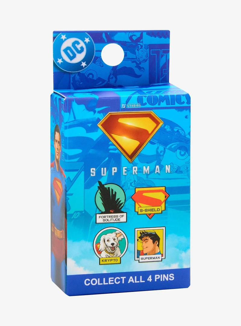 DC Comics Superman Icons Blind Box Enamel Pin