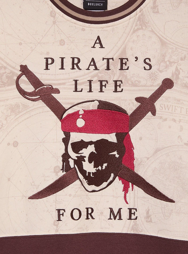 Disney Pirates of the Caribbean Pirate's Life Panel Crewneck - BoxLunch Exclusive