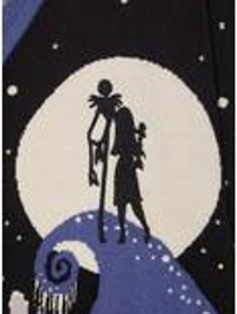 Disney The Nightmare Before Christmas Jack & Sally Snowy Night Scene Cardigan - BoxLunch Exclusive