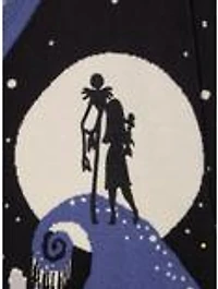 Disney The Nightmare Before Christmas Jack & Sally Snowy Night Scene Cardigan - BoxLunch Exclusive