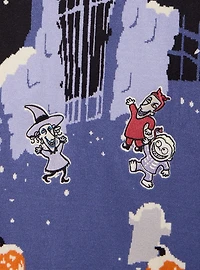 Disney The Nightmare Before Christmas Graveyard Snowy Scenic Women's Plus Cardigan — BoxLunch Exclusive