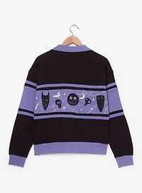 Disney The Nightmare Before Christmas Glow-in-the-Dark Women's Quarter Zip Crewneck — BoxLunch Exclusive