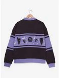 Disney The Nightmare Before Christmas Glow-in-the-Dark Women's Plus Quarter Zip Crewneck — BoxLunch Exclusive