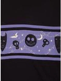 Disney The Nightmare Before Christmas Glow-in-the-Dark Women's Plus Quarter Zip Crewneck — BoxLunch Exclusive