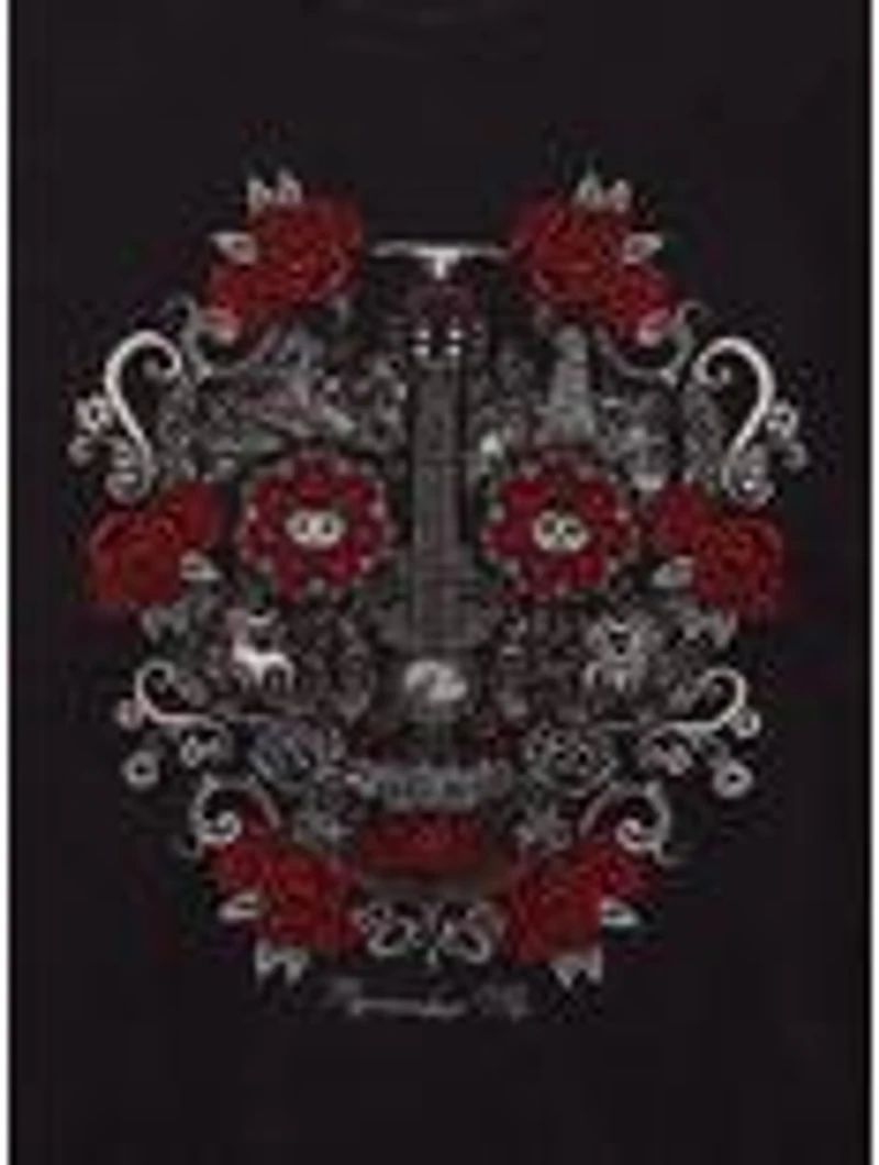 Disney Pixar Coco Embroidered Icons Sugar Skull Crewneck - BoxLunch Exclusive