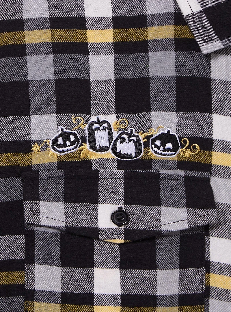 Disney The Nightmare Before Christmas Halloween Town Flannel — BoxLunch Exclusive