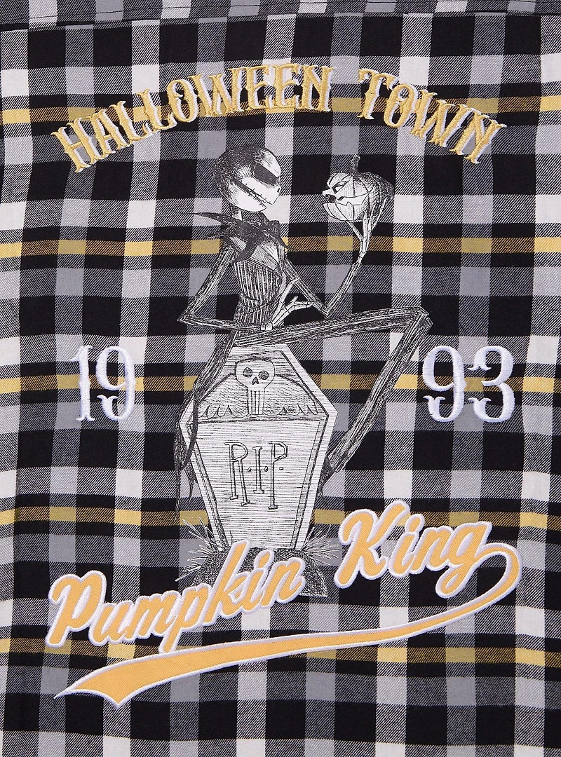 Disney The Nightmare Before Christmas Halloween Town Flannel — BoxLunch Exclusive