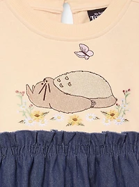 Studio Ghibli® My Neighbor Totoro Embroidered Toddler Sweater Dress — BoxLunch Exclusive