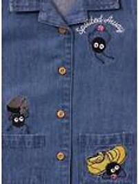 Studio Ghibli® Spirited Away Soot Sprites Embroidered Infant One-Piece — BoxLunch Exclusive