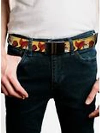 My Hero Academia Mirio Togata Upper Cut Pose Yellow Flip Web Belt