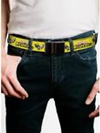 My Hero Academia Character Trio Pose & Title Logo Yellow Flip Web Belt