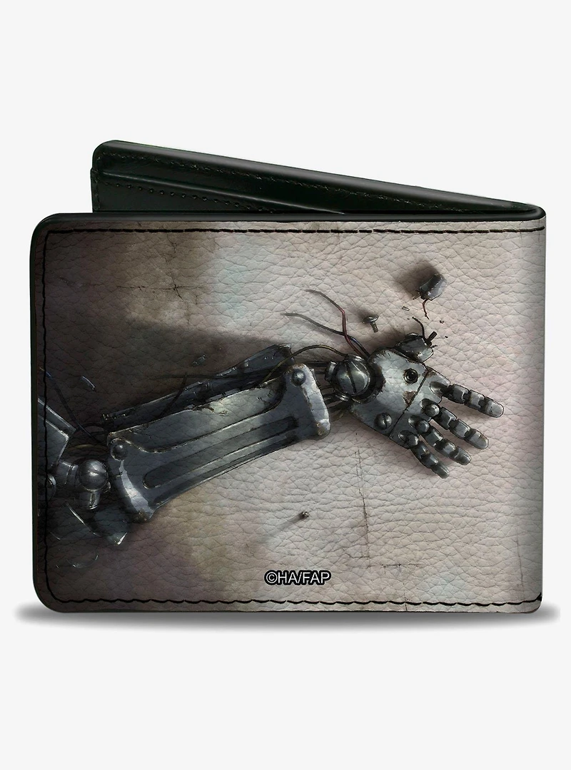 Fullmetal Alchemist: Brotherhood Edwards Automail Arm & Logo Bifold Wallet