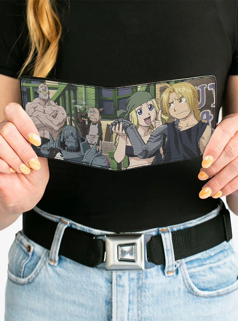Fullmetal Alchemist: Brotherhood Edward & Winry Group Scene Bifold Wallet