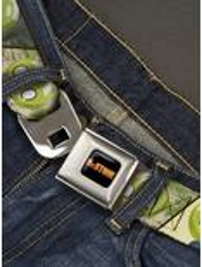 Dr. Stone Title Logo & Suika Pose Blocks Seatbelt Buckle Belt