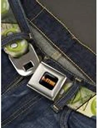 Dr. Stone Title Logo & Suika Pose Blocks Seatbelt Buckle Belt