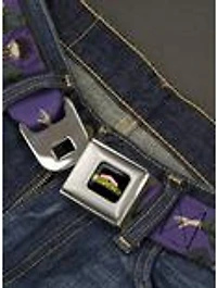 My Hero Academia Kai Chisaki Action Pose Purple Seatbelt Buckle Belt