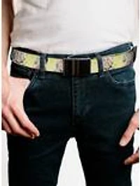 Dr. Stone Chibi Senku & Gen Faces Stars Yellows Flip Web Belt