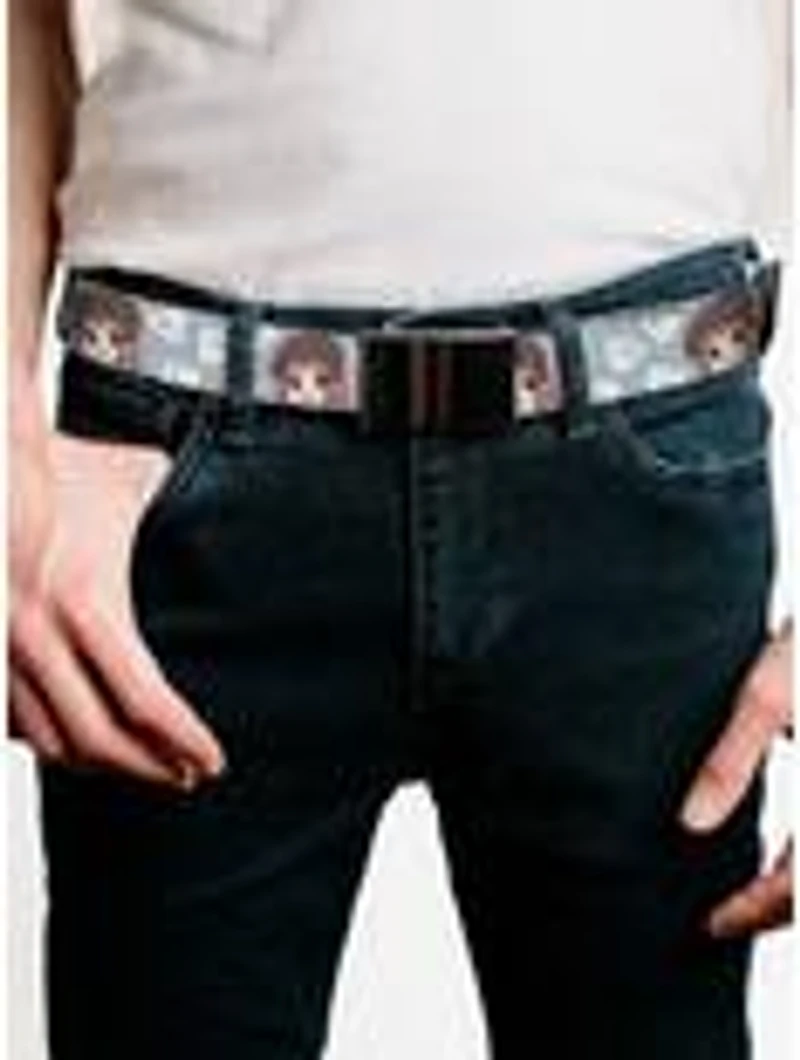 Fruits Basket Chibi Tohru Honda & Rice Ball Light Blue Flip Web Belt