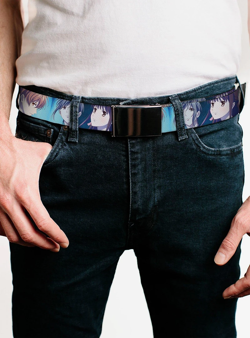 Fruits Basket Yuki Tohru Kyo Final Season Group Pose Blues Flip Web Belt